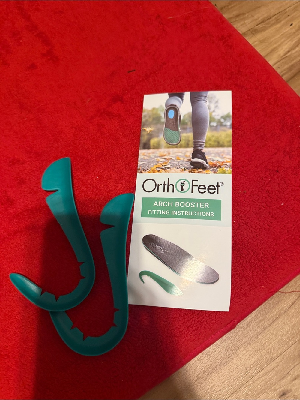OrthoFeet Teal Arch Booster Insoles - Women's Support